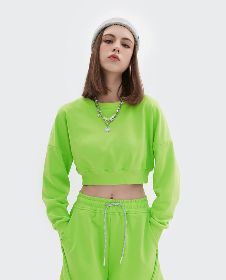 womens cropped sweatshirt wholesale