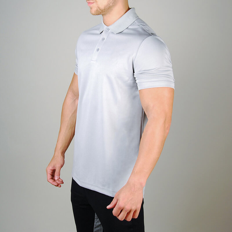 quick dry polyester golf polo shirt wholesale