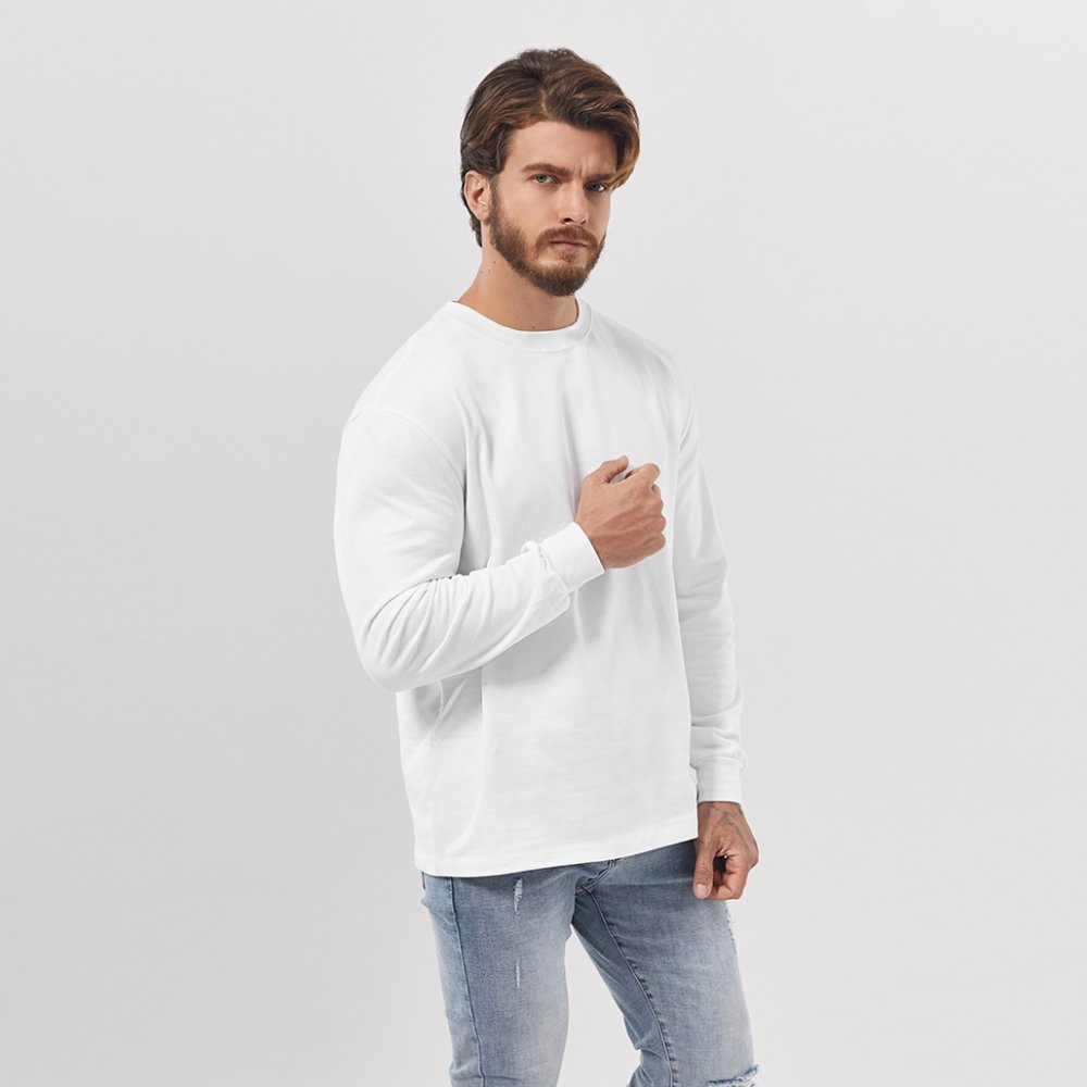 long sleeve plain white fitness t shirt man 丨 Lezhou Garment