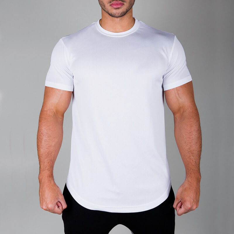 polyester fast dry mesh workout t shirt in bulk 丨 Lezhou Garment