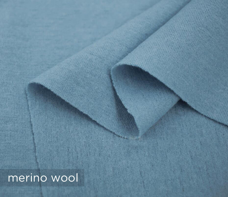 Merino wool fabric.