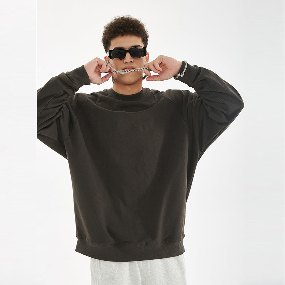 h9143 boxy fit french terry crew neck sweatshirt manufacturer (11)