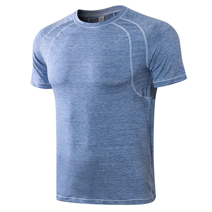mens quick dry flat lock sport t-shirt wholesale 丨 Lezhou Garment