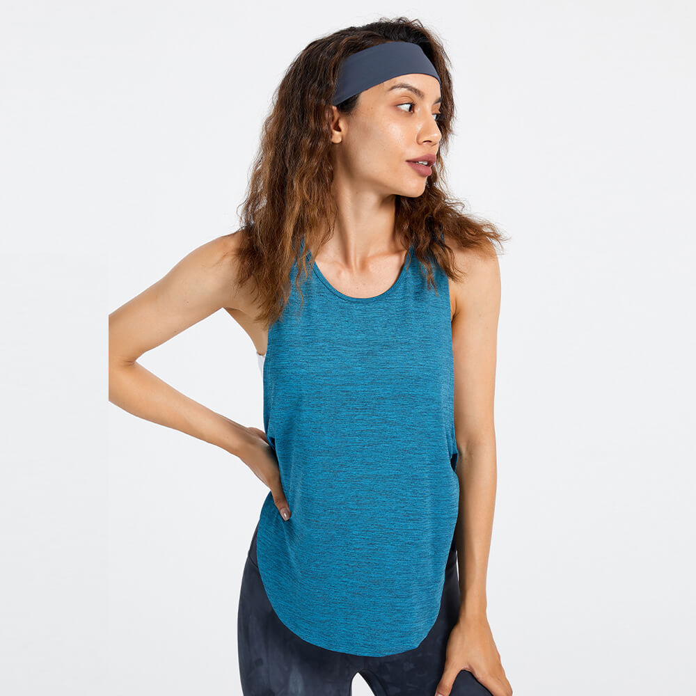 v1041 womens quick dry tank top with side twist knot (5)