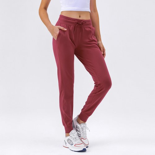 p10121 woman high waist slouchy fit training jogger sweatpants wholesale (3)