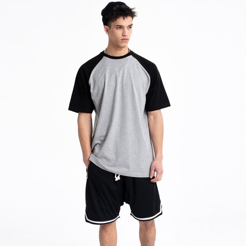 s10131 raglan sleeve t shirt with shorts twin set wholesale china (2)