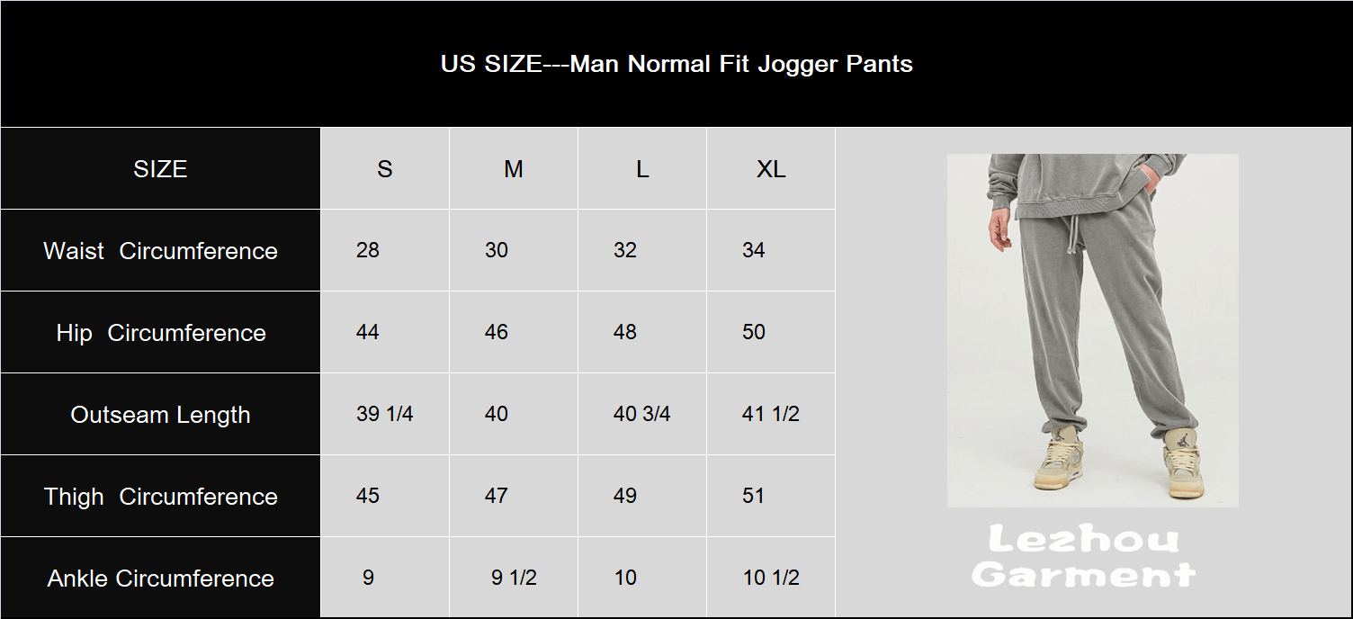 jogger pants man normal fit