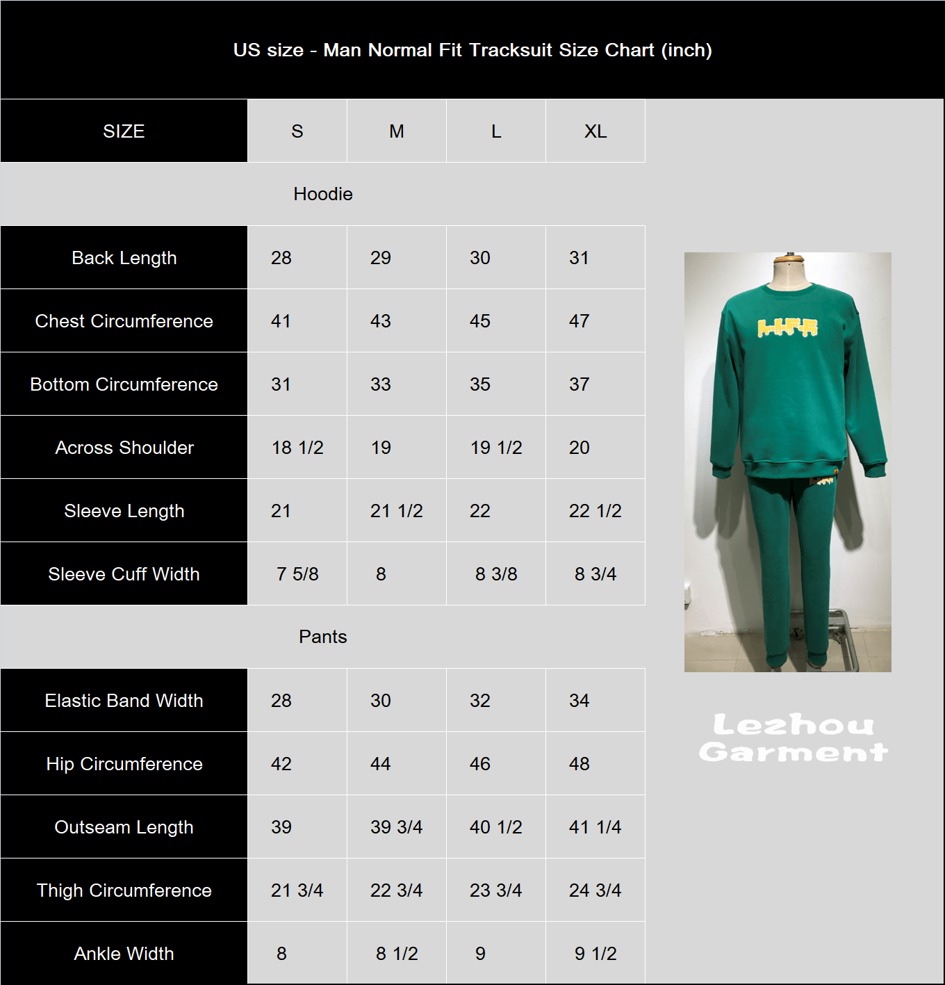 tracksuit man normal fit