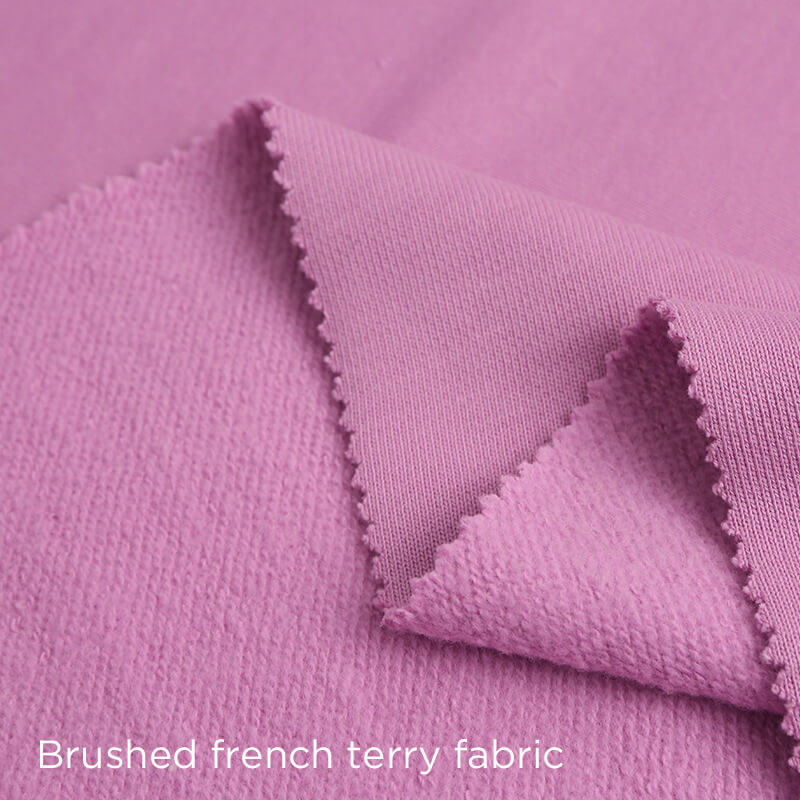 brushed french terry fabric