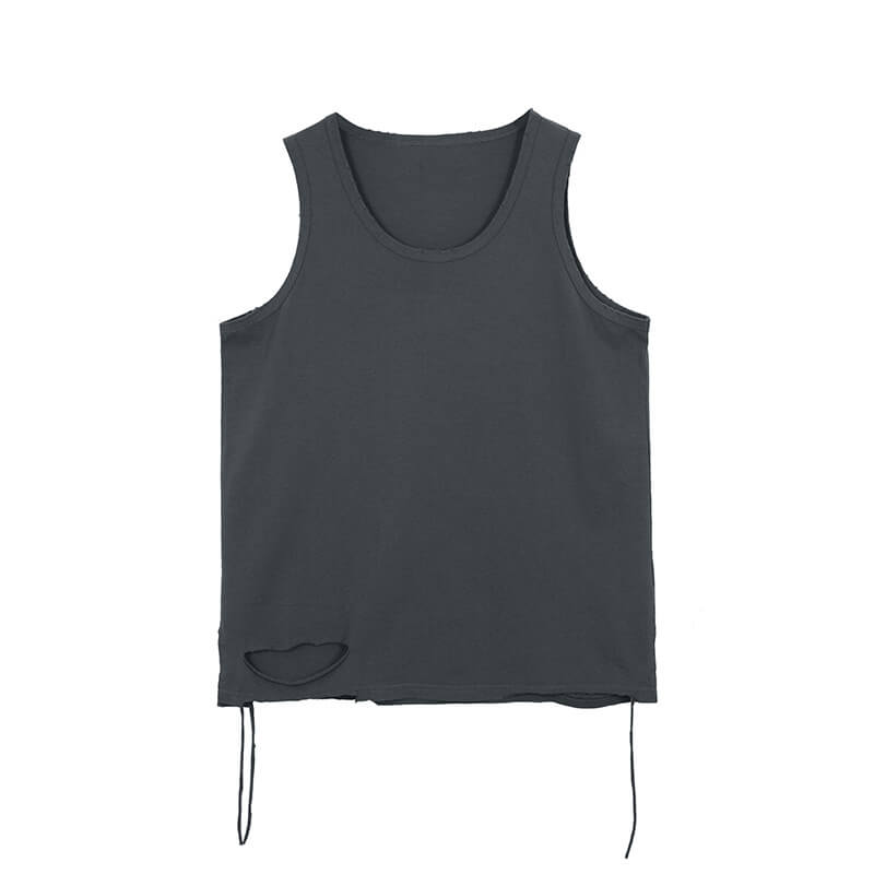 t710 unisex ripped design sleeveless loose fit tank top (5)