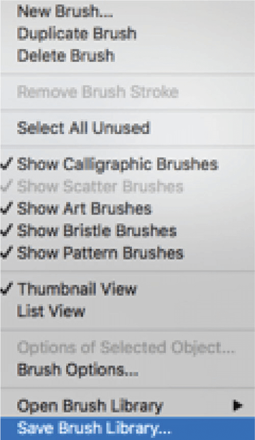 brush library example 1