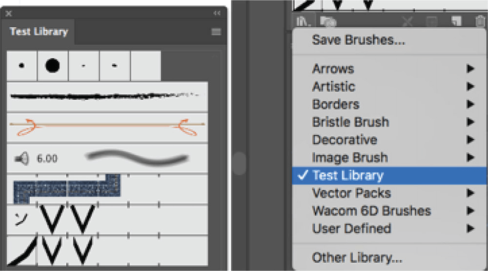 brush library example 2