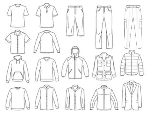 clothing template