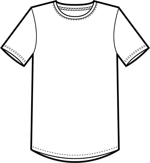 t shirt outline2