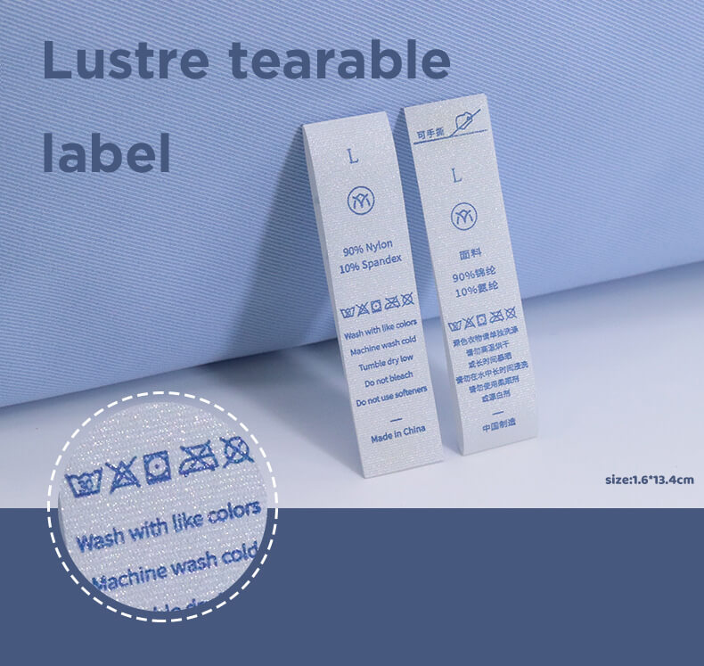 6.lustre tearable label