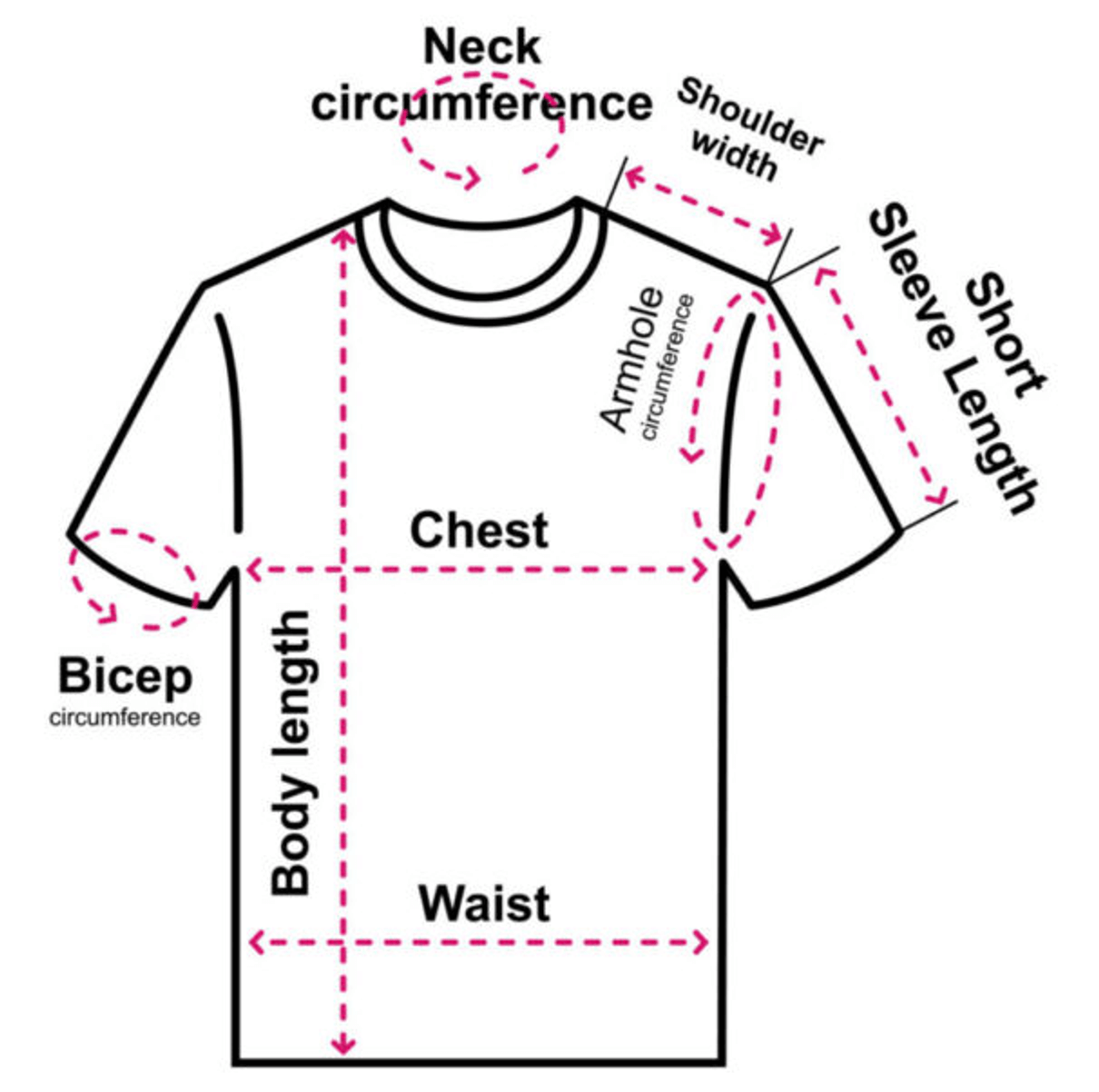 measure t shirt size