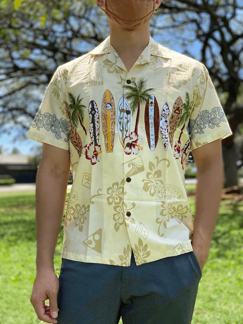 cotton hawaiian shirt